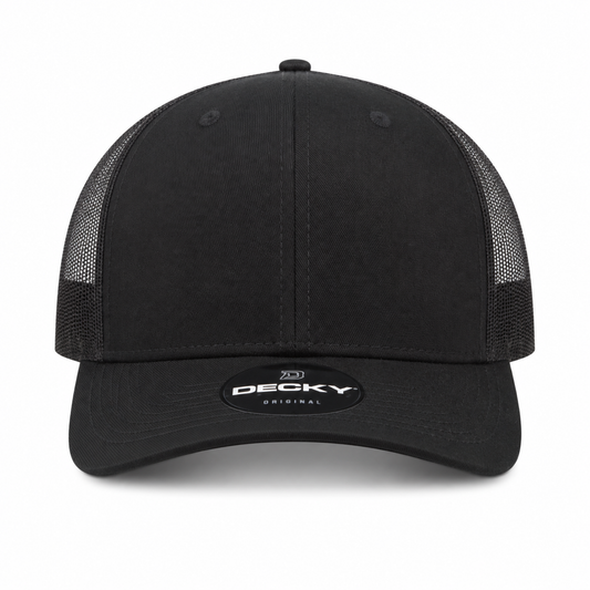 6 Panel Mesh Trucker Hat Decky