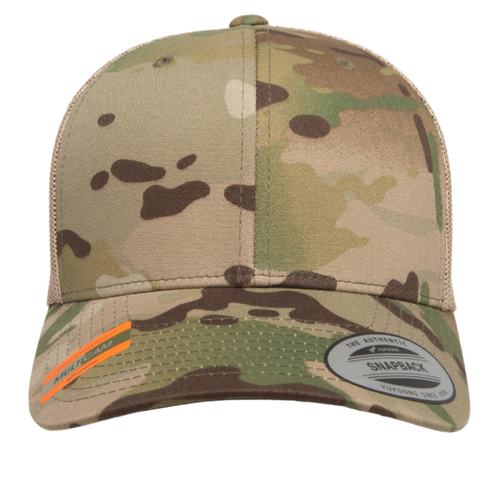 6 Panel Mesh Multicam Trucker Hat
